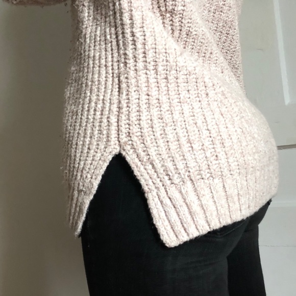 Light Pink/ Cream Knitted Sweater - Picture 3 of 3